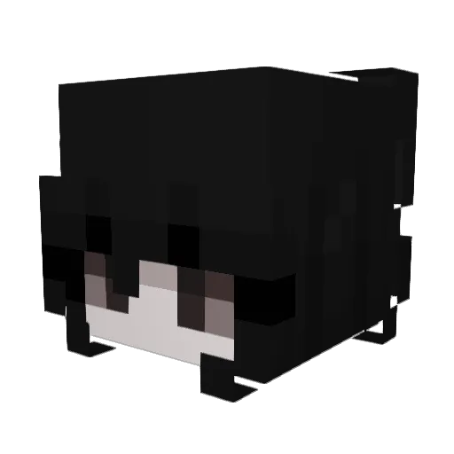 mersuia Minecraft avatar head, 3D render