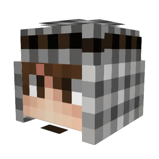 mert3151 Minecraft avatar head, 3D render