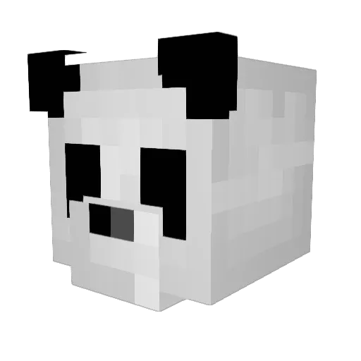 mertbkkl Minecraft avatar head, 3D render