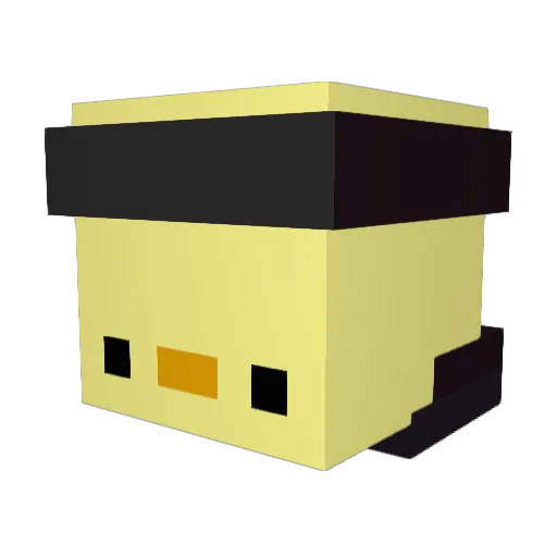 mertkaskaya Minecraft avatar head, 3D render