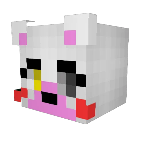 mertofgames55 Minecraft avatar head, 3D render