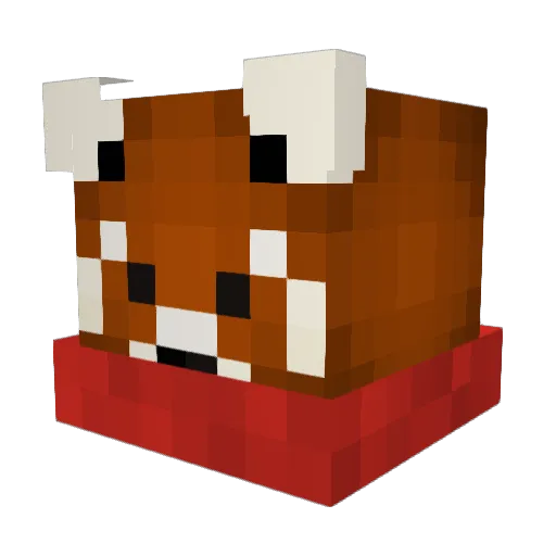mesa_s Minecraft avatar head, 3D render