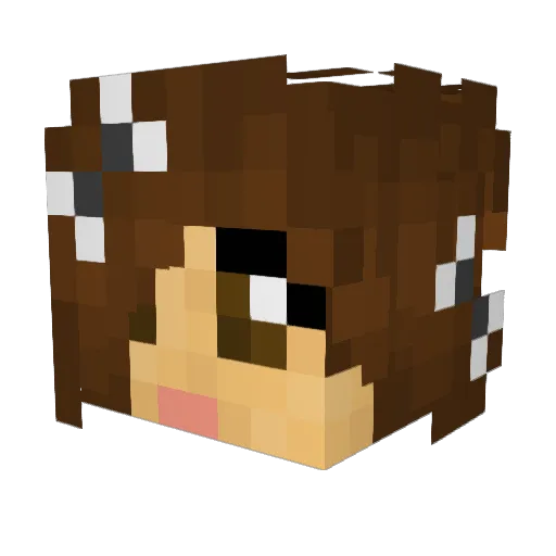 mesaacr Minecraft avatar head, 3D render
