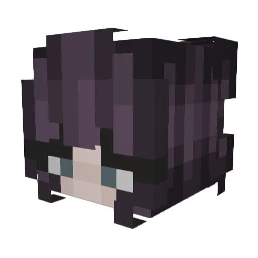 mesayaa Minecraft avatar head, 3D render