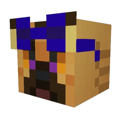 meshikawa051 Minecraft avatar head, 3D render