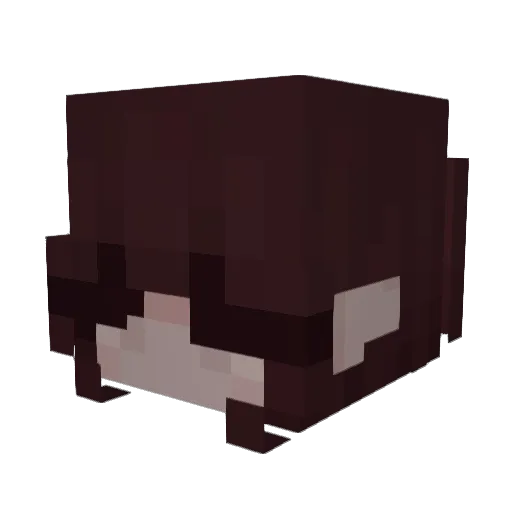 mesimamii Minecraft avatar head, 3D render