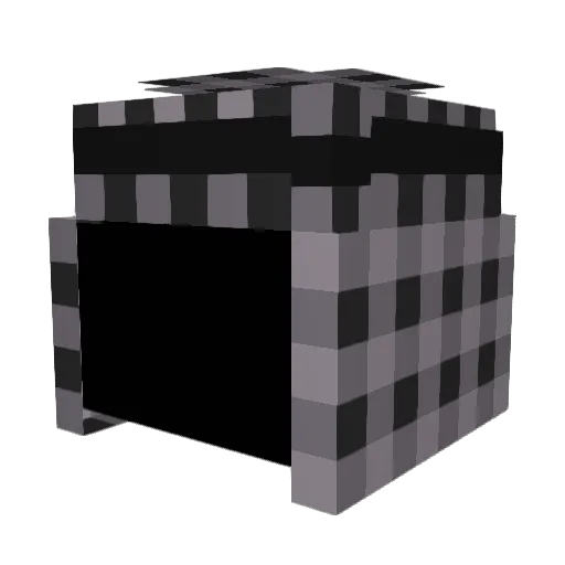 meskheti Minecraft avatar head, 3D render