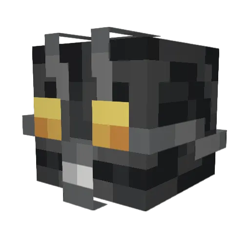 mesm3r_8 Minecraft avatar head, 3D render