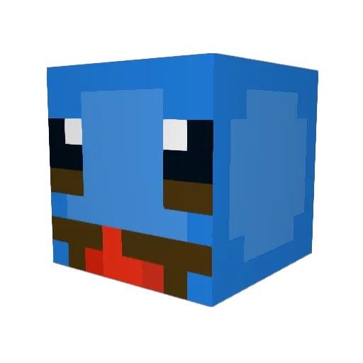 mesmerizing2u Minecraft avatar head, 3D render