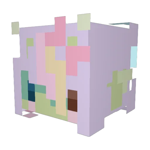 mespie Minecraft avatar head, 3D render