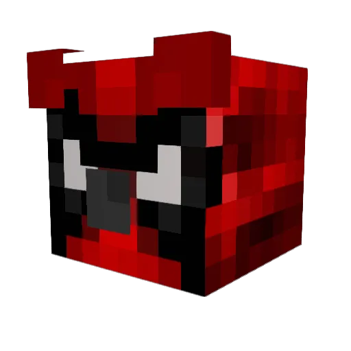 mess10022 Minecraft avatar head, 3D render