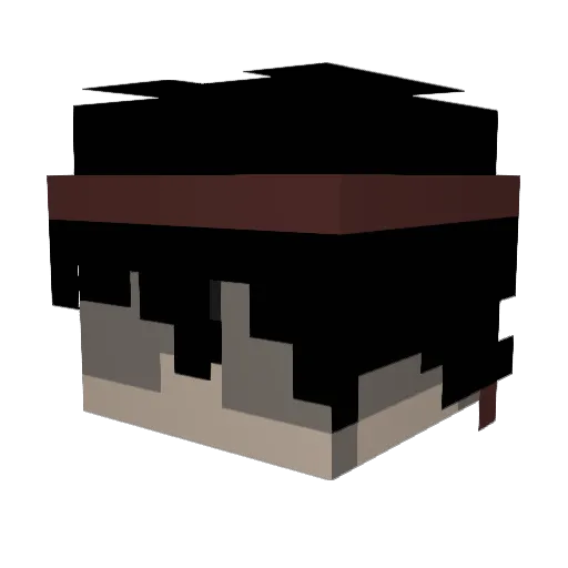 messakiah Minecraft avatar head, 3D render