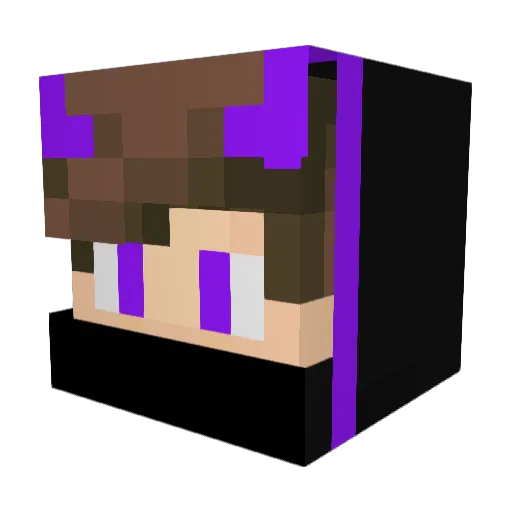 messi335 Minecraft avatar head, 3D render