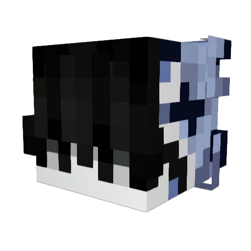 messitamo Minecraft avatar head, 3D render