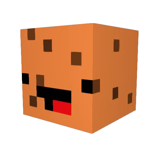 mester_perk Minecraft avatar head, 3D render