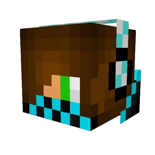 mesterjohn Minecraft avatar head, 3D render