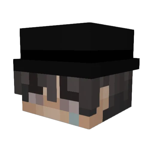 mestrerobles Minecraft avatar head, 3D render
