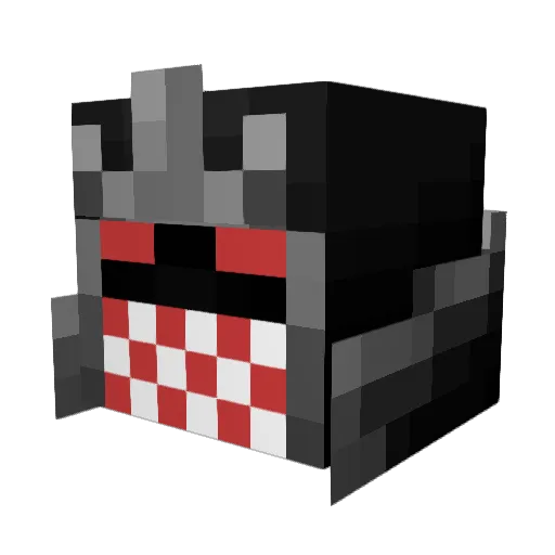 mesuni Minecraft avatar head, 3D render
