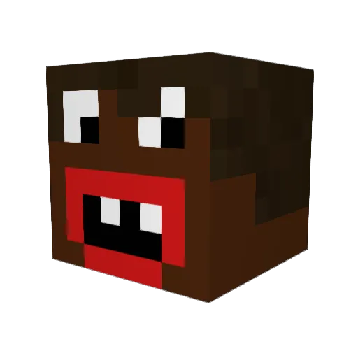 metaamorfooz Minecraft avatar head, 3D render