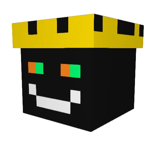 metaboi123 Minecraft avatar head, 3D render