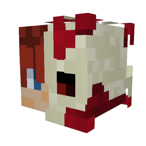 metalcar098 Minecraft avatar head, 3D render