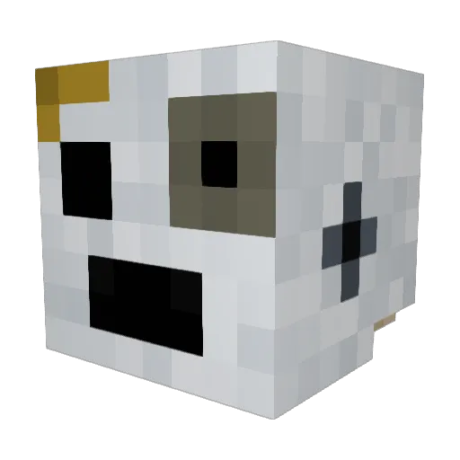 metalhead16 Minecraft avatar head, 3D render