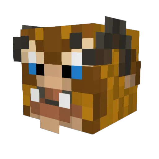 metallicdragon81 Minecraft avatar head, 3D render