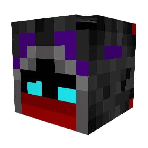 metalpanic Minecraft avatar head, 3D render