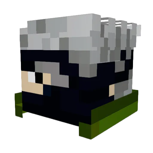 metalsplinter2 Minecraft avatar head, 3D render