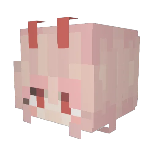 metamon1108 Minecraft avatar head, 3D render