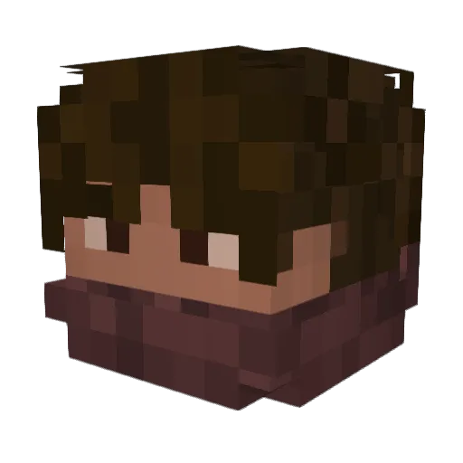 metaville Minecraft avatar head, 3D render