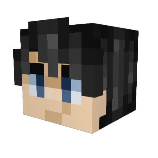 meteoraa00 Minecraft avatar head, 3D render