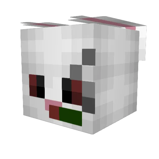 metizada Minecraft avatar head, 3D render