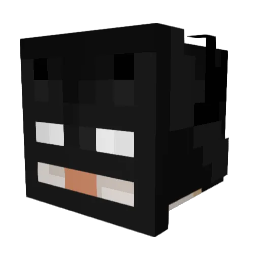 meto69 Minecraft avatar head, 3D render