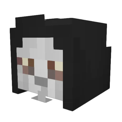 metriks Minecraft avatar head, 3D render