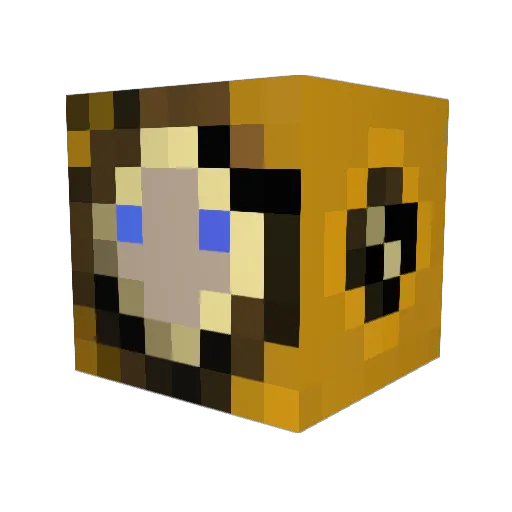 metroknights Minecraft avatar head, 3D render