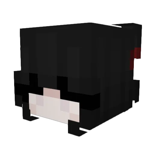mevesa Minecraft avatar head, 3D render