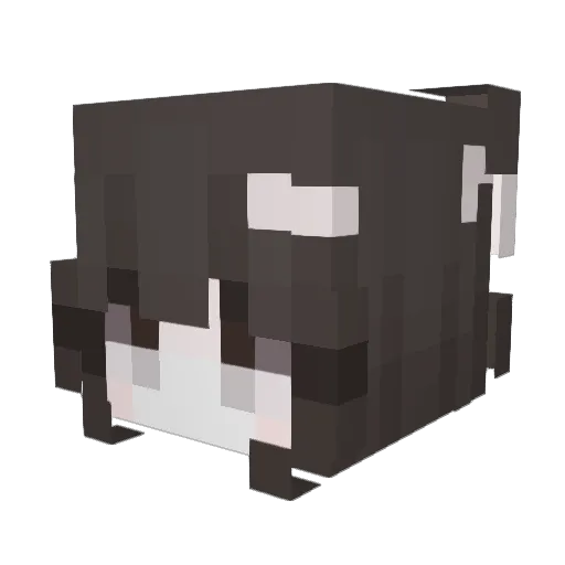 mevlic Minecraft avatar head, 3D render