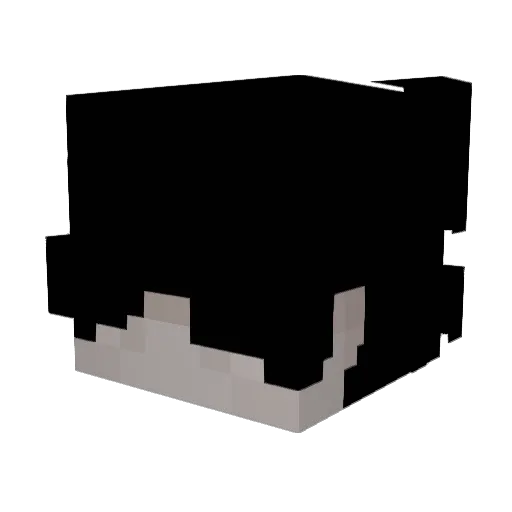 mevzerra Minecraft avatar head, 3D render