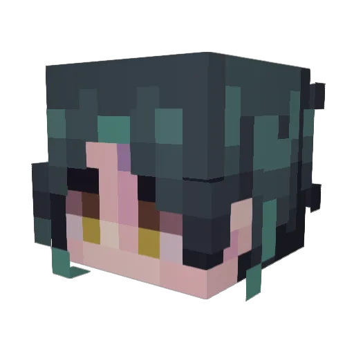 mew4001 Minecraft avatar head, 3D render