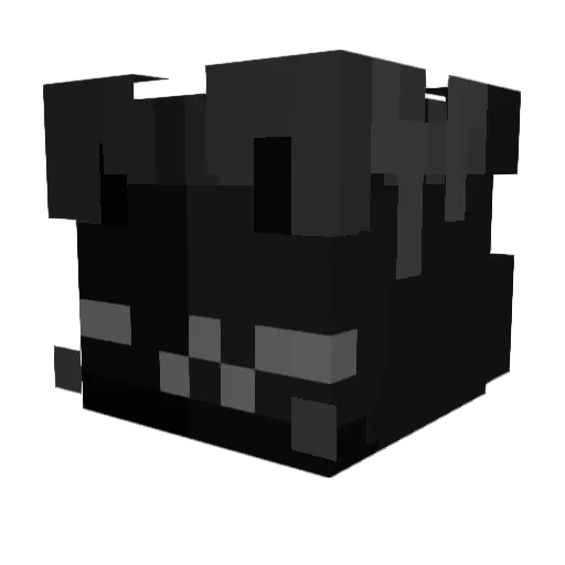 mewov1 Minecraft avatar head, 3D render