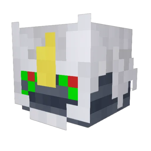 mewpwn Minecraft avatar head, 3D render