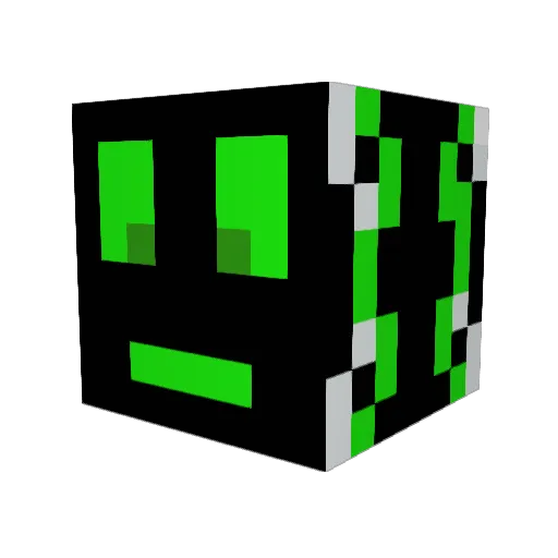 mewsch Minecraft avatar head, 3D render