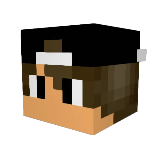 mexel21 Minecraft avatar head, 3D render