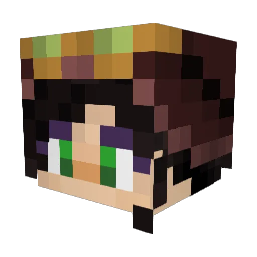mexicanmajesty Minecraft avatar head, 3D render