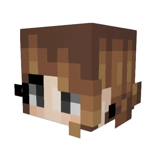 mexicanoboi Minecraft avatar head, 3D render
