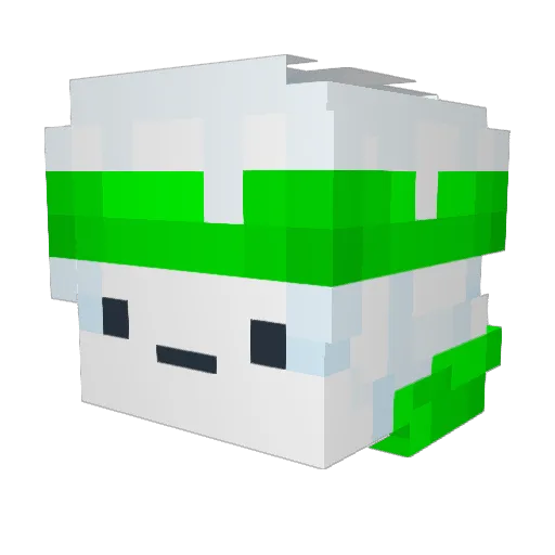 mexsi123 Minecraft avatar head, 3D render