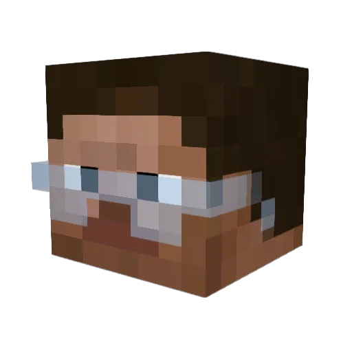mexy_0 Minecraft avatar head, 3D render