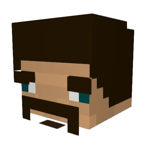 mexykaniec Minecraft avatar head, 3D render