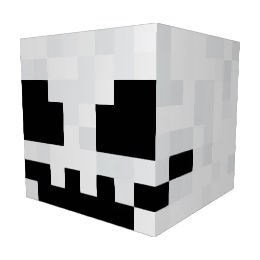 meyyith Minecraft avatar head, 3D render